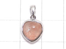 [Video][One of a kind] Natural Strawberry Quartz AAA- Heart Pendant Silver925 NO.1