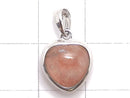 [Video][One of a kind] Natural Strawberry Quartz AAA- Heart Pendant Silver925 NO.6