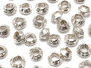 Karen Silver Rondelle 4x4x2mm White Silver 10pcs