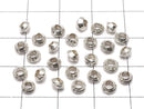 Karen Silver Rondelle 4x4x2mm White Silver 10pcs