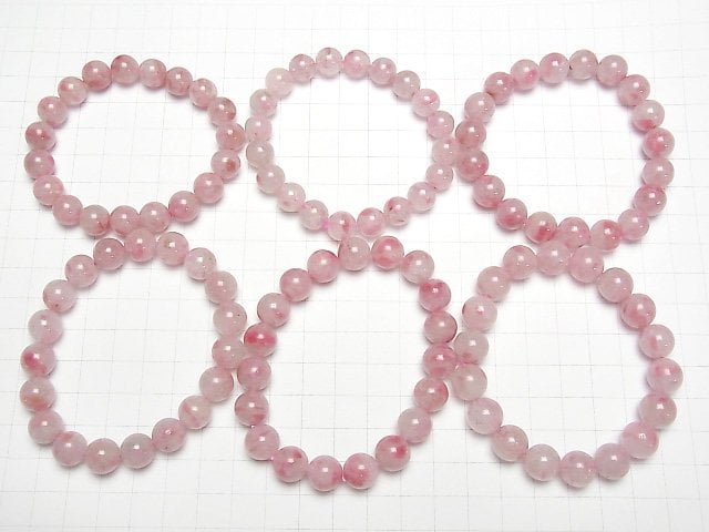 [Video]Rhodonite Silica AA+ Round 10mm-11mm Bracelet