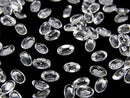 [Video]High Quality White Topaz AAA Loose stone Oval Faceted 5x3mm 10pcs