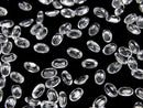 [Video]High Quality White Topaz AAA Loose stone Oval Faceted 5x3mm 10pcs