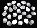 [Video]Selenite (Gypsum) Oval Cabochon 20x15mm 1pc