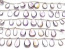 [Video] High Quality Ametrine AAA- Pear shape (Smooth) 1strand (7pcs )