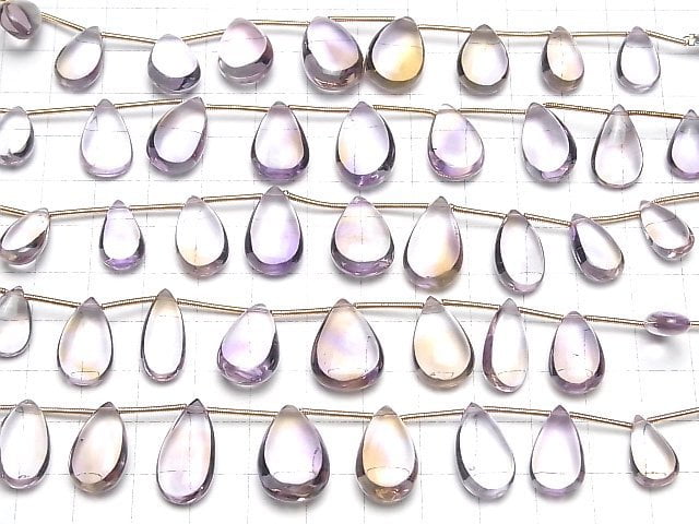 [Video] High Quality Ametrine AAA- Pear shape (Smooth) 1strand (7pcs )