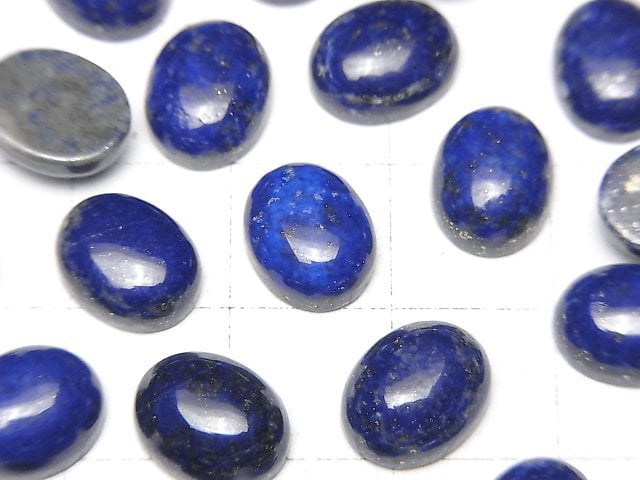 [Video] Lapislazuli AAA- Oval Cabochon 10x8mm 3pcs