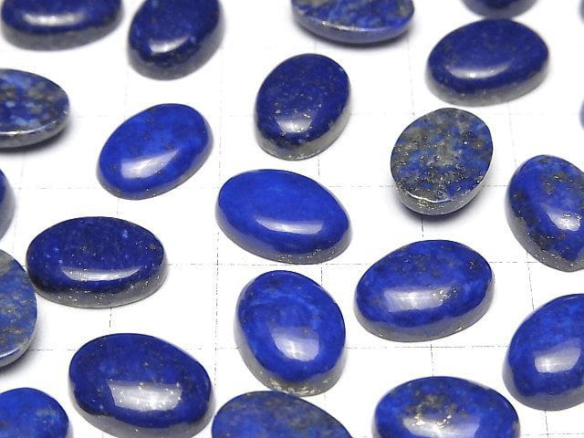 [Video] Lapislazuli AAA- Oval Cabochon 14x10mm 2pcs