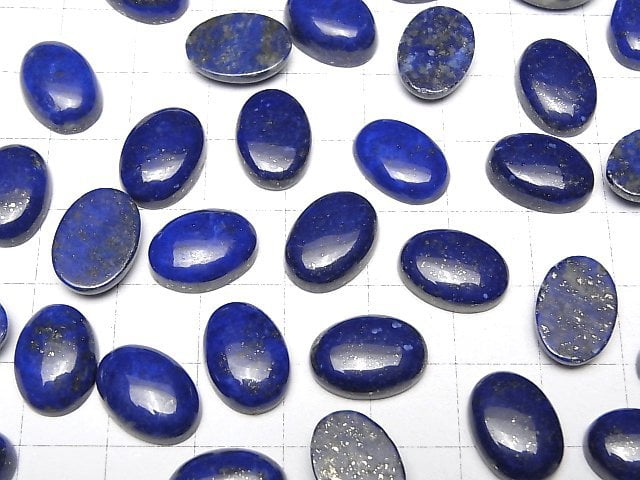 [Video] Lapislazuli AAA- Oval Cabochon 14x10mm 2pcs