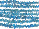 [Video] Neon Blue Apatite AA++ Rough Drop Faceted Briolette 1strand beads (aprx.4inch/10cm)