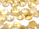 [Video]High Quality Citrine AAA Chestnut Faceted 1strand (20pcs)