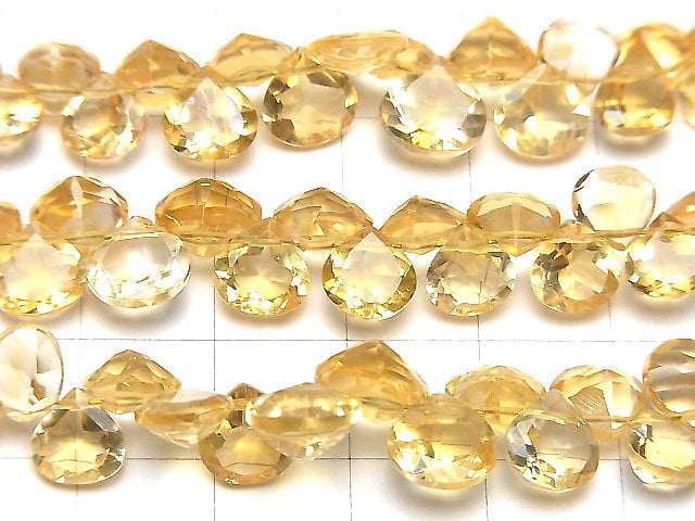 [Video]High Quality Citrine AAA Chestnut Faceted 1strand (20pcs)