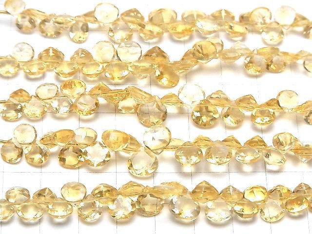 [Video]High Quality Citrine AAA Chestnut Faceted 1strand (20pcs)