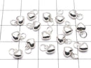 Silver925 Jump Ring with Heart End Charms, 5x5.5x3.5mm, 3pcs