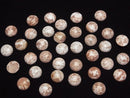 Mexican Agate Round Cabochon 12x12mm 4pcs