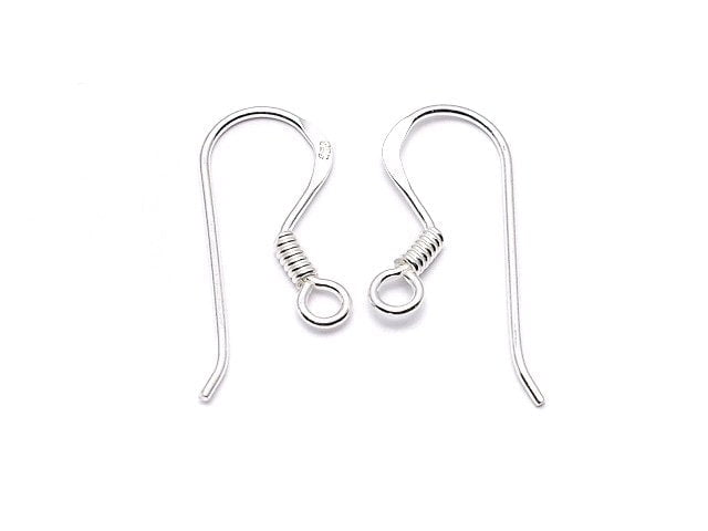 Silver925  Earwire 16x9mm 2pairs