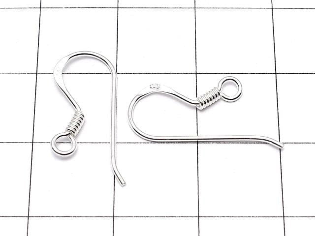 Supports de boucles d'oreilles Silver925 16x9mm 2 paires
