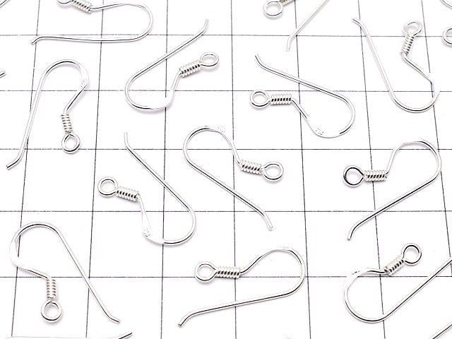 Silver925  Earwire 20.5x8mm 4pairs