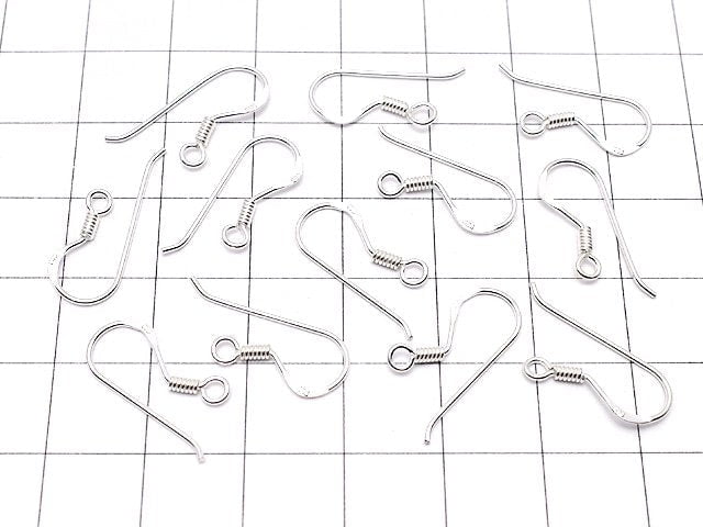 Silver925  Earwire 20.5x8mm 4pairs