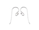 Silver925 Earwire 20x10mm with round beads, 2 pairs