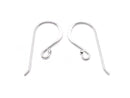 Silver925 Earwire 27x12mm with round beads 1pair