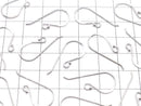 Silver925 Earwire 27x12mm with round beads 1pair