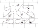 Silver925 Earwire 23x10mm with Heaton 1pair