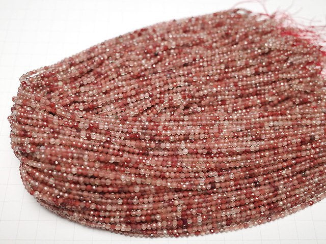 [Video]High Quality! Andesine AA++ Faceted Round 3mm 1strand beads (aprx.15inch/37cm)