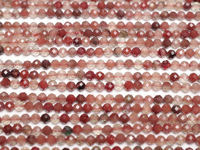 [Video]High Quality! Andesine AA++ Faceted Round 4mm 1strand beads (aprx.15inch/37cm)