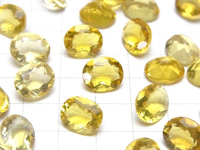 [Video]High Quality Golden Fluorite AAA Loose stone Oval Faceted 12x10mm 3pcs