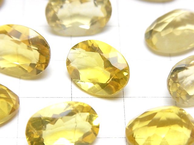 [Video]High Quality Golden Fluorite AAA Loose stone Oval Faceted 14x10mm 2pcs