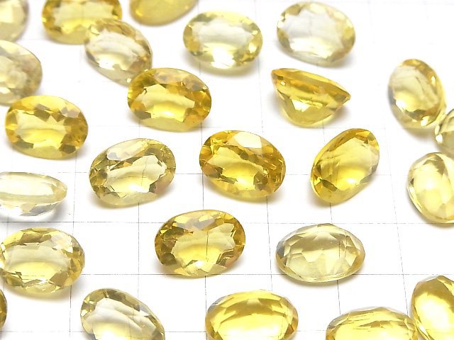 [Video]High Quality Golden Fluorite AAA Loose stone Oval Faceted 14x10mm 2pcs