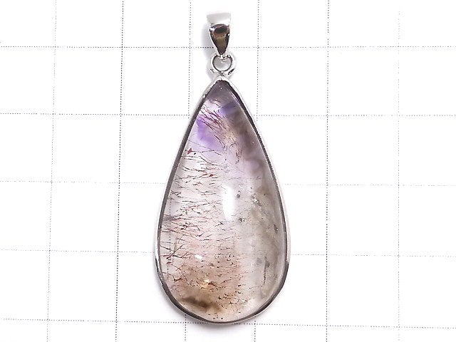 [Video][One of a kind] High Quality Elestial Quartz AAA- Pendant Silver925 NO.9