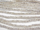 Karen Silver Patterned Rondelle 3x3x1.5mm 1/4 or 1strand beads (aprx.27inch/67cm)