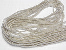 Karen Silver Patterned Rondelle 3x3x1.5mm 1/4 or 1strand beads (aprx.27inch/67cm)