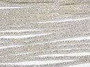 Karen Silver Patterned Rondelle 3.5x3.5x1.5mm 1/8 or 1strand beads (aprx.27inch/68cm)