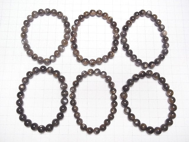 [Video] Sun Moonstone AA++ Round 8mm [Dark color] Bracelet