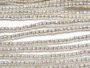 Karen Silver Patterned Rondelle 2.5x2.5x2mm 1/4 or 1strand beads (aprx.28inch/69cm)