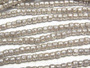 Karen Silver Sun Pattern Rondelle 3x3x2.5mm 1/4 or 1strand beads (aprx.28inch/69cm)