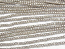 Karen Silver Sun Pattern Rondelle 3x3x2.5mm 1/4 or 1strand beads (aprx.28inch/69cm)