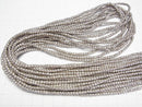 Karen Silver Sun Pattern Rondelle 3x3x2.5mm 1/4 or 1strand beads (aprx.28inch/69cm)