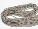 Karen Silver Patterned Rondelle 2.5x2.5x1.5mm 1/4 or 1strand beads (aprx.27inch/68cm)