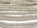 Karen Silver Sun Pattern Rondelle 2.5x2.5x2mm 1/4 or 1strand beads (aprx.28inch/69cm)