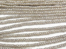 Karen Silver Sun Pattern Rondelle 2.5x2.5x2mm 1/4 or 1strand beads (aprx.28inch/69cm)