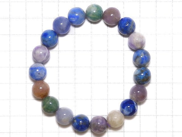 [Video][One of a kind] Pakistan Hackmanite Round 11mm Bracelet NO.212