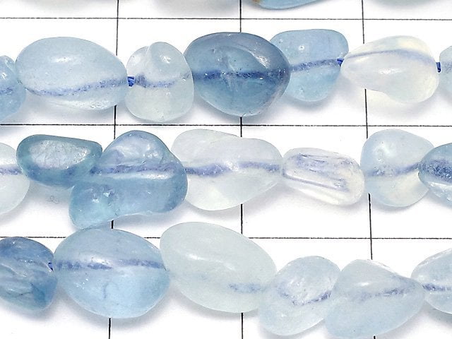 [Video]Aquamarine AA++ Nugget 1strand beads (aprx.15inch/37cm)