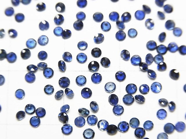 [Video]High Quality Sapphire AAA Loose stone Round Faceted 2x2mm 5pcs