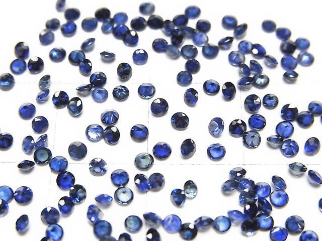 [Video]High Quality Sapphire AAA Loose stone Round Faceted 2x2mm 5pcs