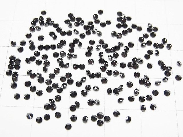 [Video] Black Diamond AAA Round Faceted 2x2mm 5pcs