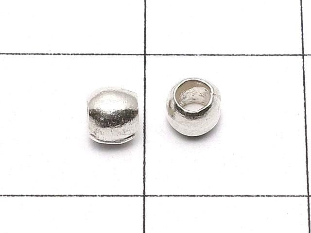 Karen Silver Rondelle (Tube) 3.5x3.5x3mm 10pcs